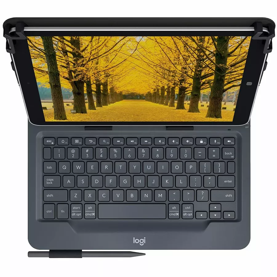 LOGITECH Чехол-клавиатура Universal Folio  Чёрный — image №2