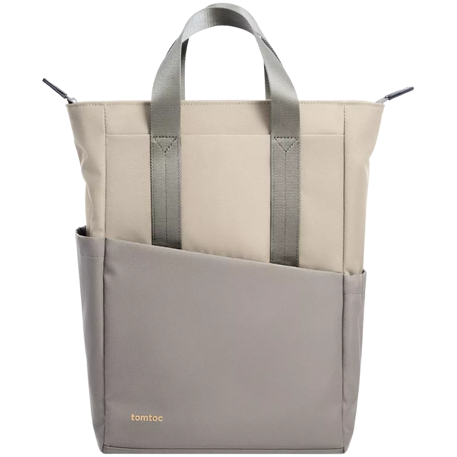 Backpack TOMTOC Slash-T63 Laptop Backpack 13.5"  Moon Grey for Notebook up to 13"/MacBook Pro 14/MacBook Air 13/MacBook Pro 13 — Image №1