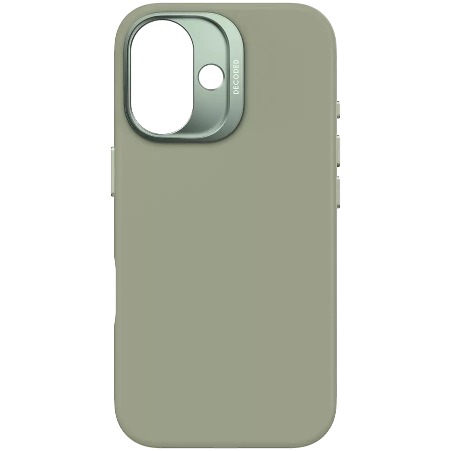 Чехол DECODED из силикона с MagSafe для iPhone 16 Plus, Jade Green — image №1