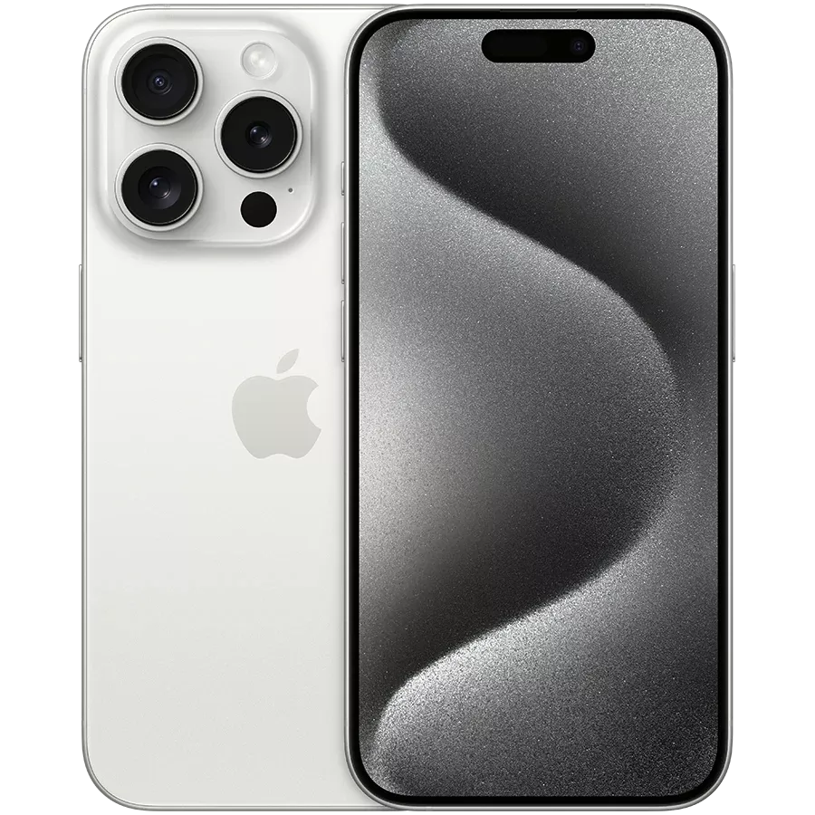 Apple iPhone 15 Pro, 1 TB, White Titanium — Εικών №1
