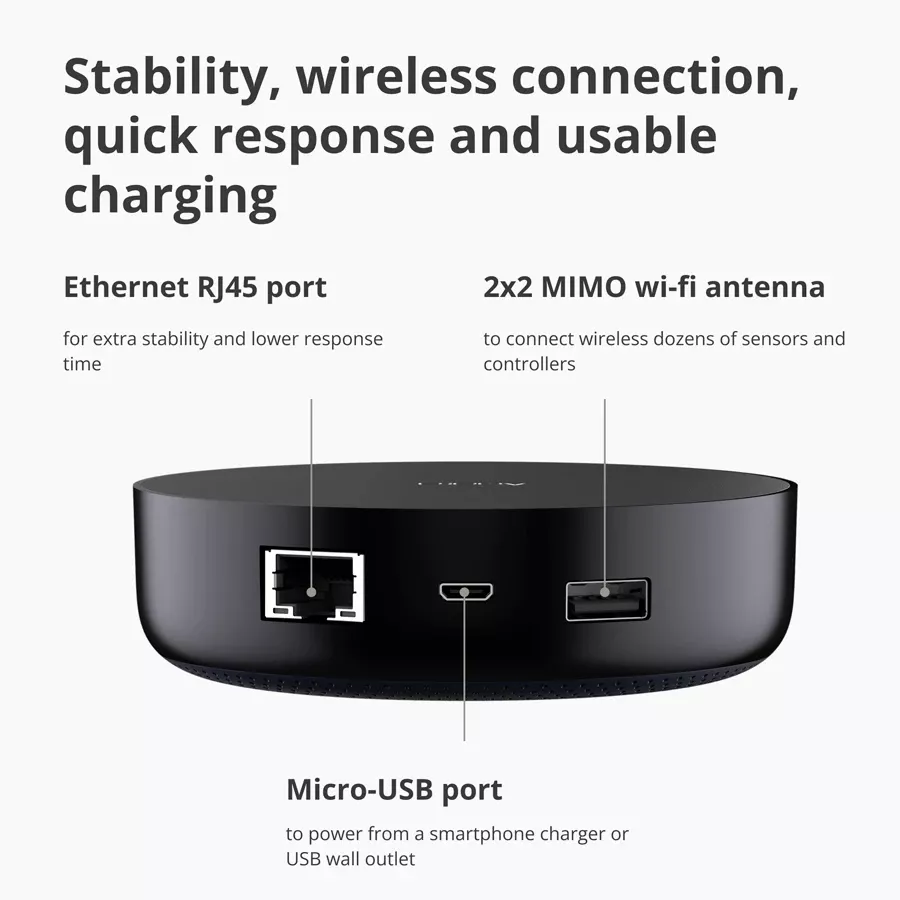 Smart Gateway Hub AQARA M2, Black — Image №9