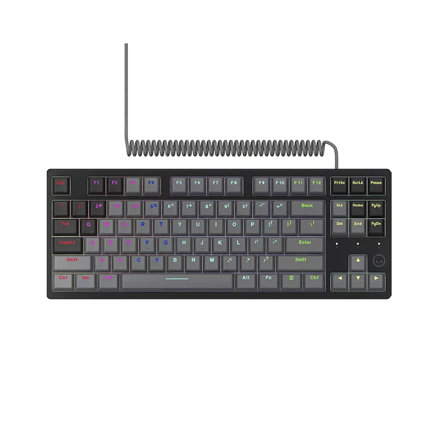 LORGAR Azar 514 TKL Gaming Keyboard, Wired, Black, EN — Image №1