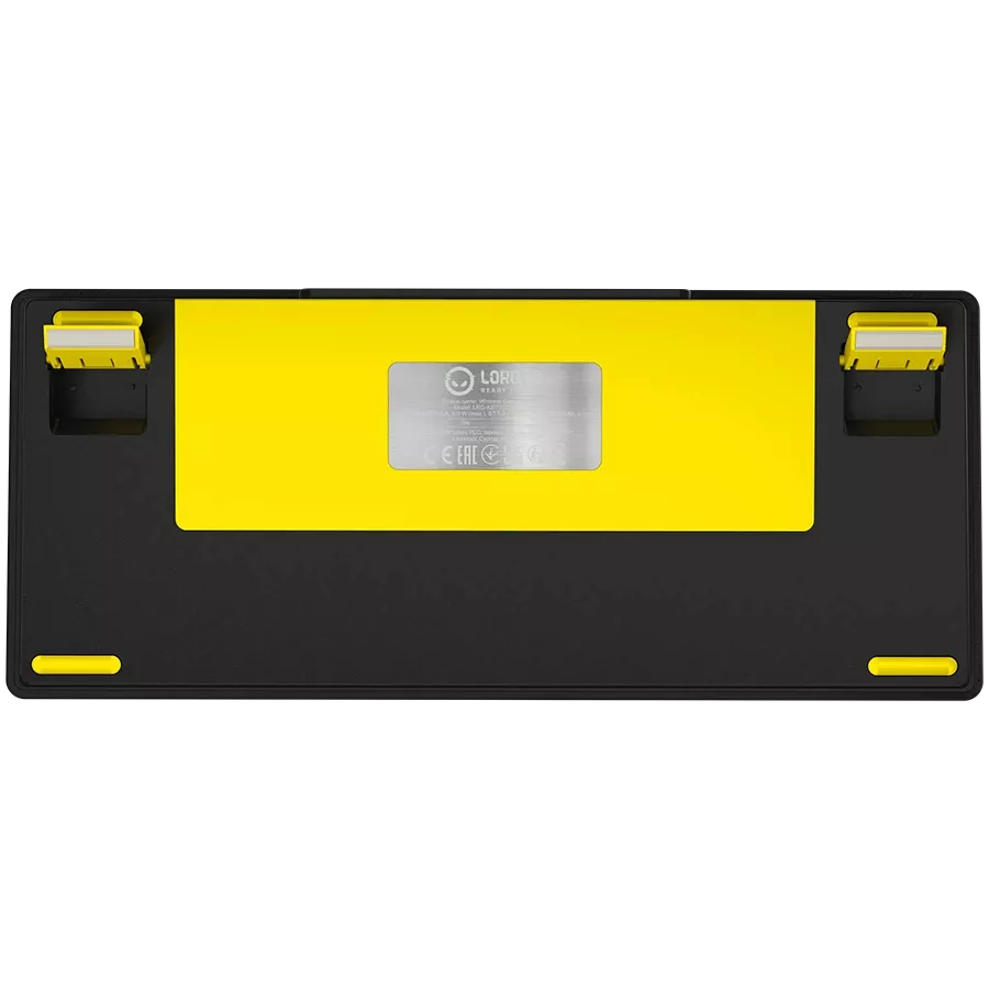 LORGAR KBP7075W Gaming Keyboard, Wireless, Yellow, EN — Image №8