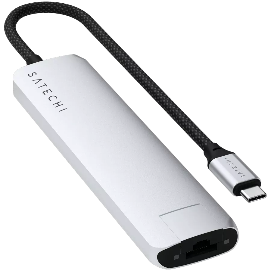 SATECHI  Slim 7 Multiport  Многопортовый адаптер  Серебристый — Изображение №2
