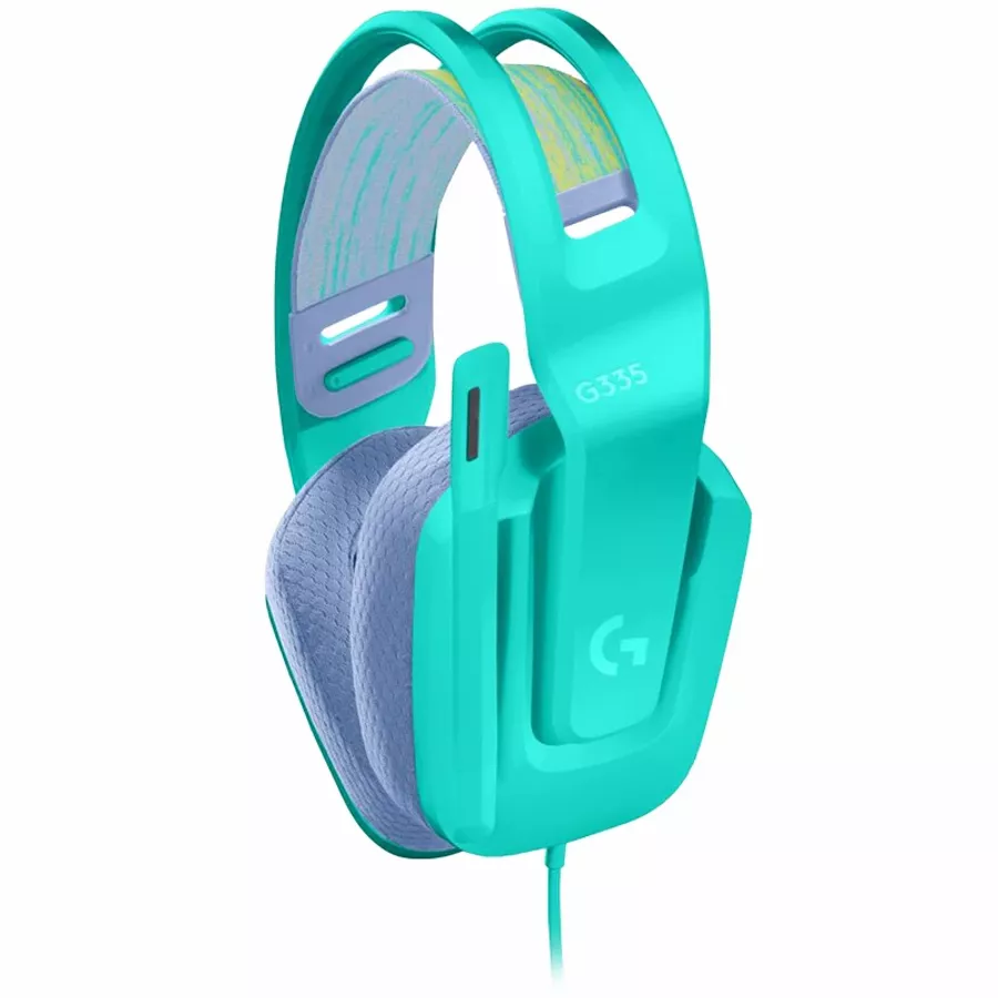 Gaming Headset LOGITECH G335 with Microphone, Mint — Image №2