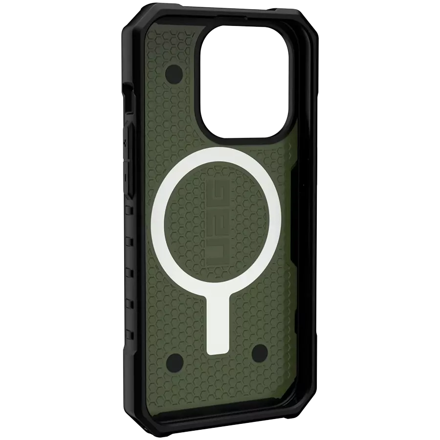 Защитный чехол UAG Pathfinder с MagSafe Оливковый для iPhone 14 Pro — Изображение №4