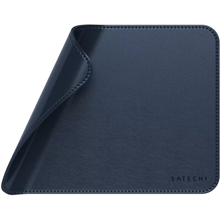 SATECHI Vegan-Leather Premium Mouse Pad, Blue — Image №3