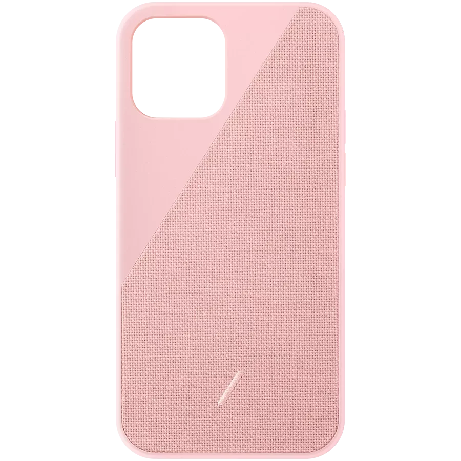 Чехол NATIVE UNION CLIC CANVAS  Розовый для iPhone 12 mini — Изображение №1