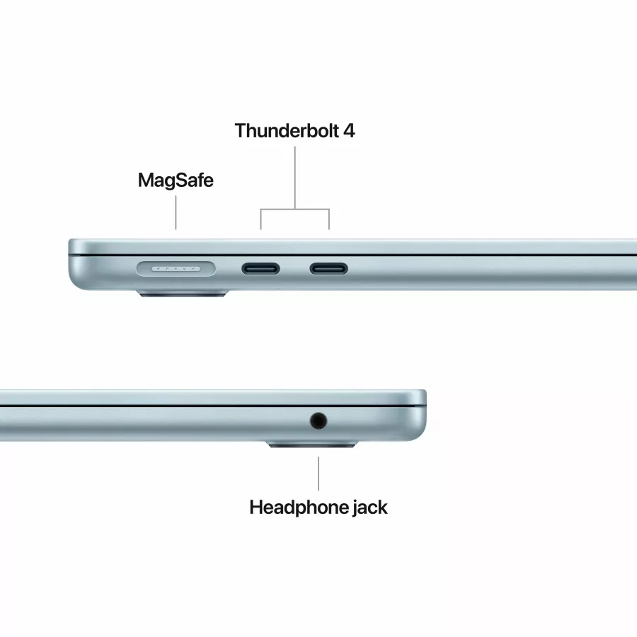 Apple MacBook Air 13.6"  Apple M4 (10C CPU/10C GPU), 24 GB, 512 GB, Sky Blue, 2025 — Image №7