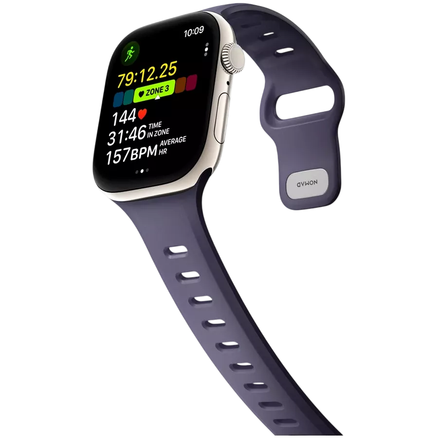 NOMAD Ремешок Tempo Band Фиолетовый для Apple Watch 38 mmApple Watch 40 mmApple Watch 42 mmApple Watch 41 mm 38/40/41/42 mm — Изображение №2