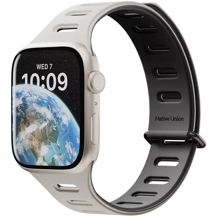 NATIVE UNION Active Watch Band 38/40/41mm Band Extension Active Watch Band Black/Sandstone for Apple Watch 38/40/41 mm — Image №1