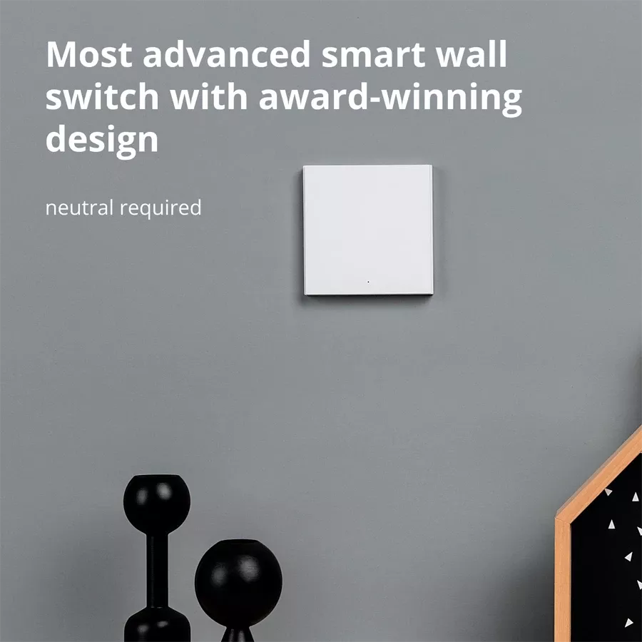 Aqara Smart Wall Switch H1 EU (With Neutral, Single Rocker) — Image №4