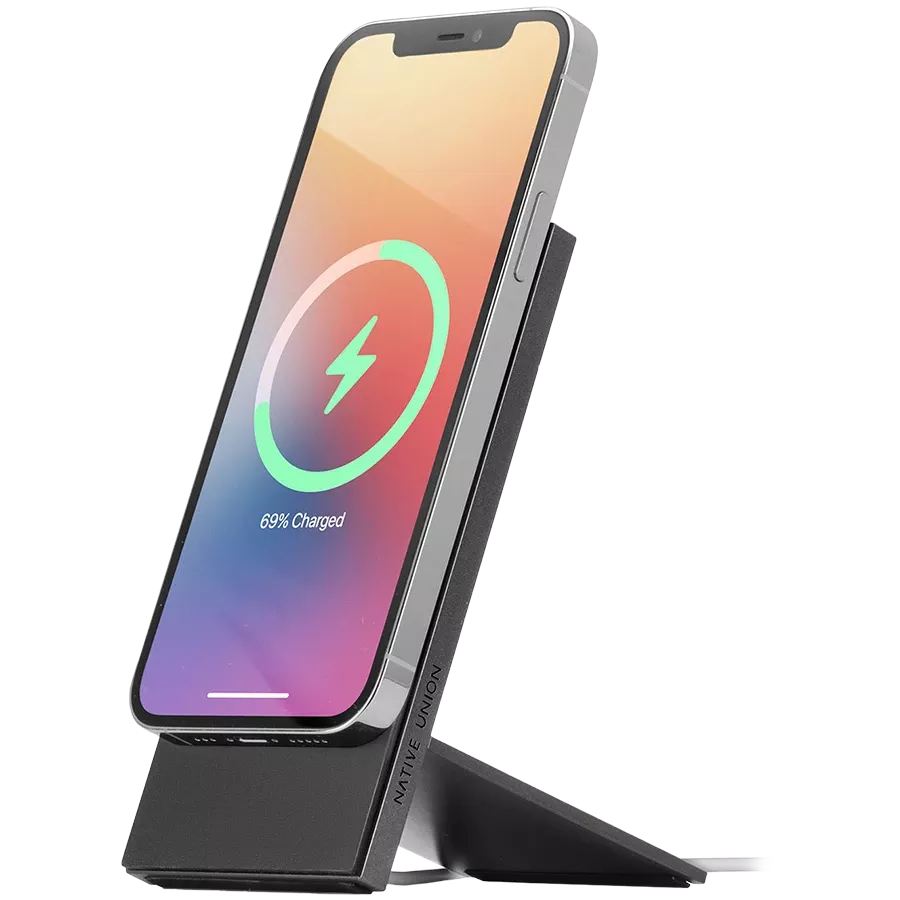 NATIVE UNION , ЧёрныйRISE-DOCK-BLK-NP RISE DOCK FOR MAGSAFE — image №1