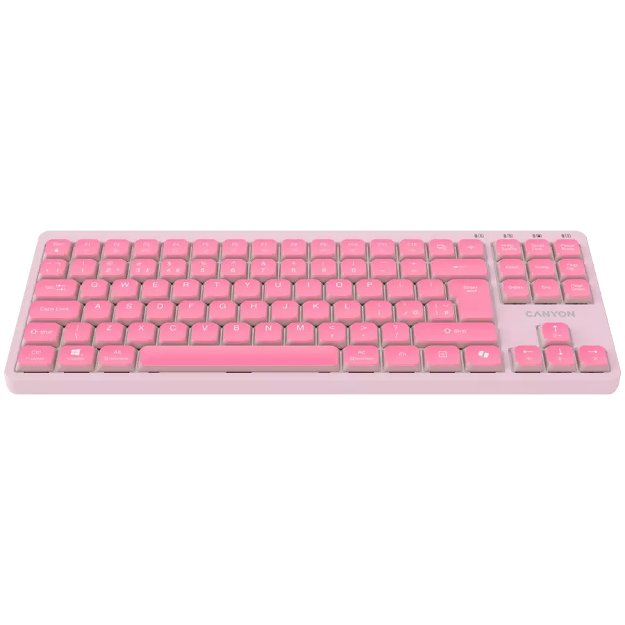 CANYON HKB-10 Keyboard, Wired, Pink — Image №2