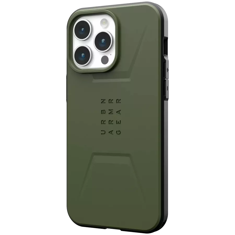 Чехол UAG Civilian с MagSafe для iPhone 15 Pro Max, Olive — image №2