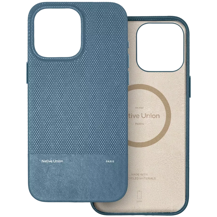 Husă NATIVE UNION (RE) Classic cu MagSafe pentru iPhone 16 Pro Max, Blue — image №1