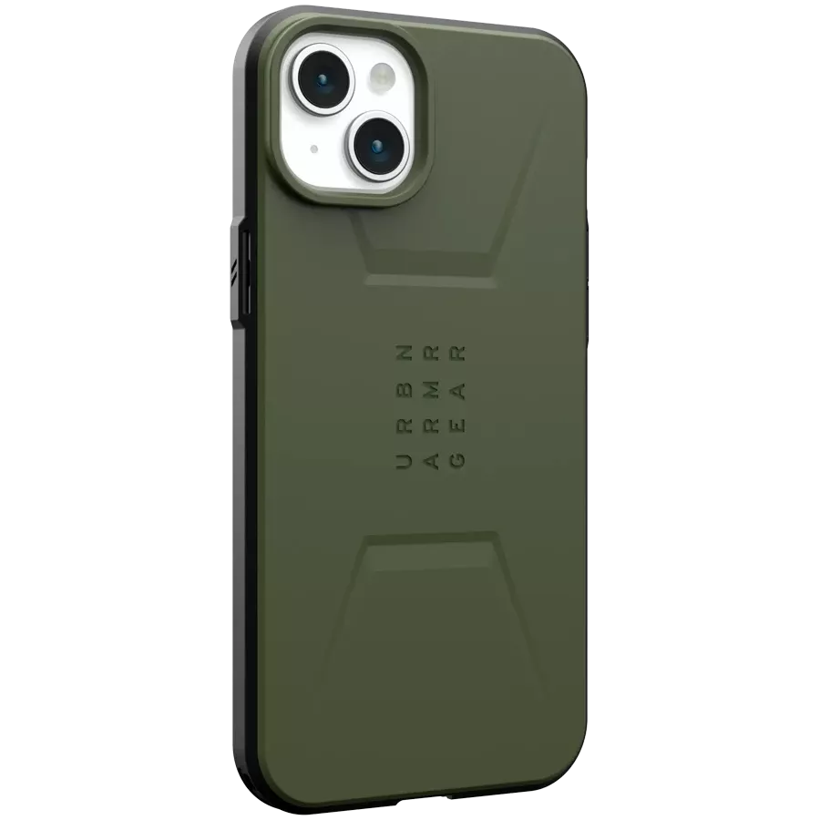 Чехол UAG с Magsafe для Apple iPhone 15 Plus Civilian, Olive Drab (114306117272) — Изображение №3