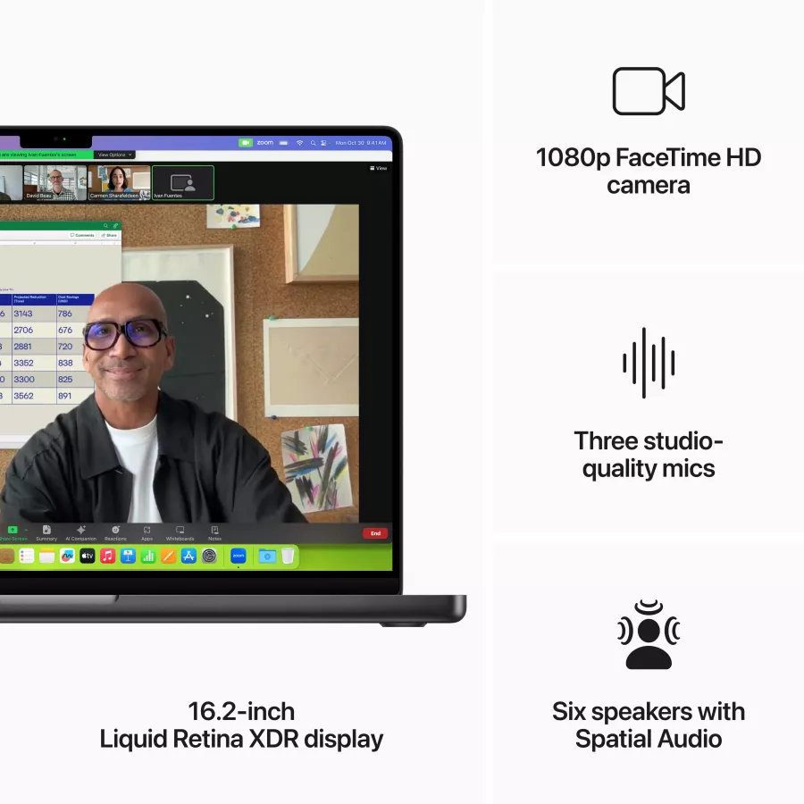 Apple MacBook Pro 16.2"  Apple M3 Pro (12C CPU/18C GPU), 18 GB, 512 GB, Space Black — Image №5