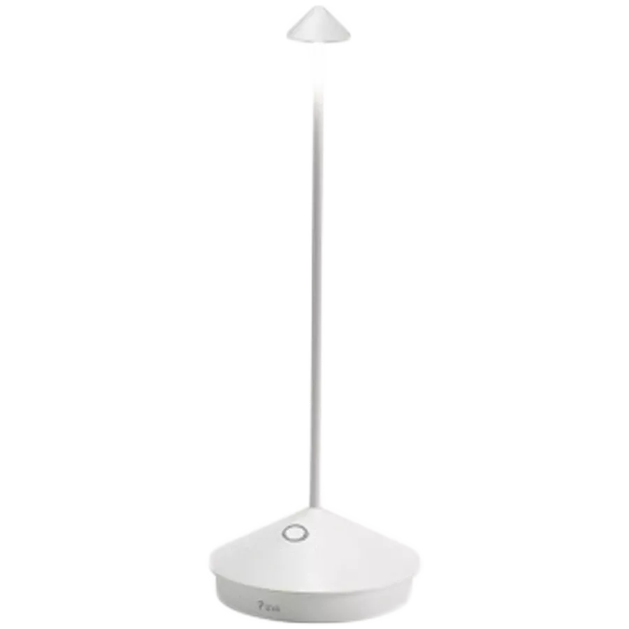 ZAFFERANO PINA PRO TABLE LAMP 105x290mm. PAINTED MATT WHITE 2.2W LED 173lm. — Image №1