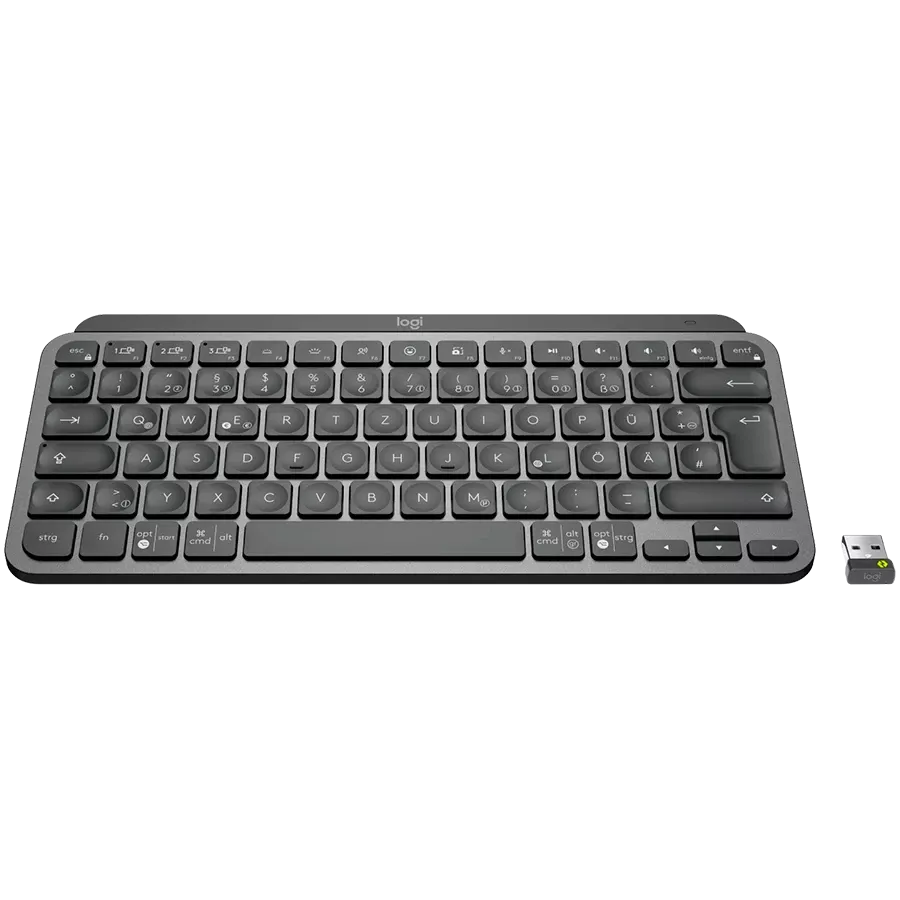 Клавиатура беспроводная LOGITECH (CIS) MX Keys Mini Wireless Illuminated UA Graphite (L920-010498) — Изображение №2