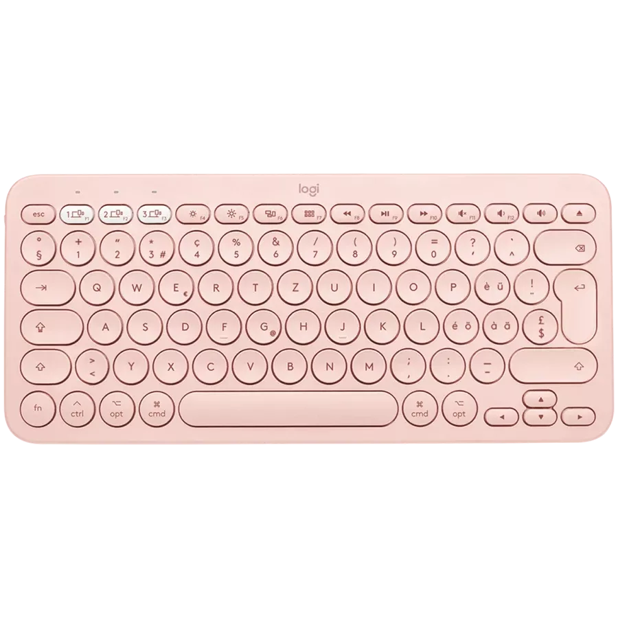 LOGITECH K380 Πληκτρολόγιο, Ασύρματο, Rose, US English — Εικών №1