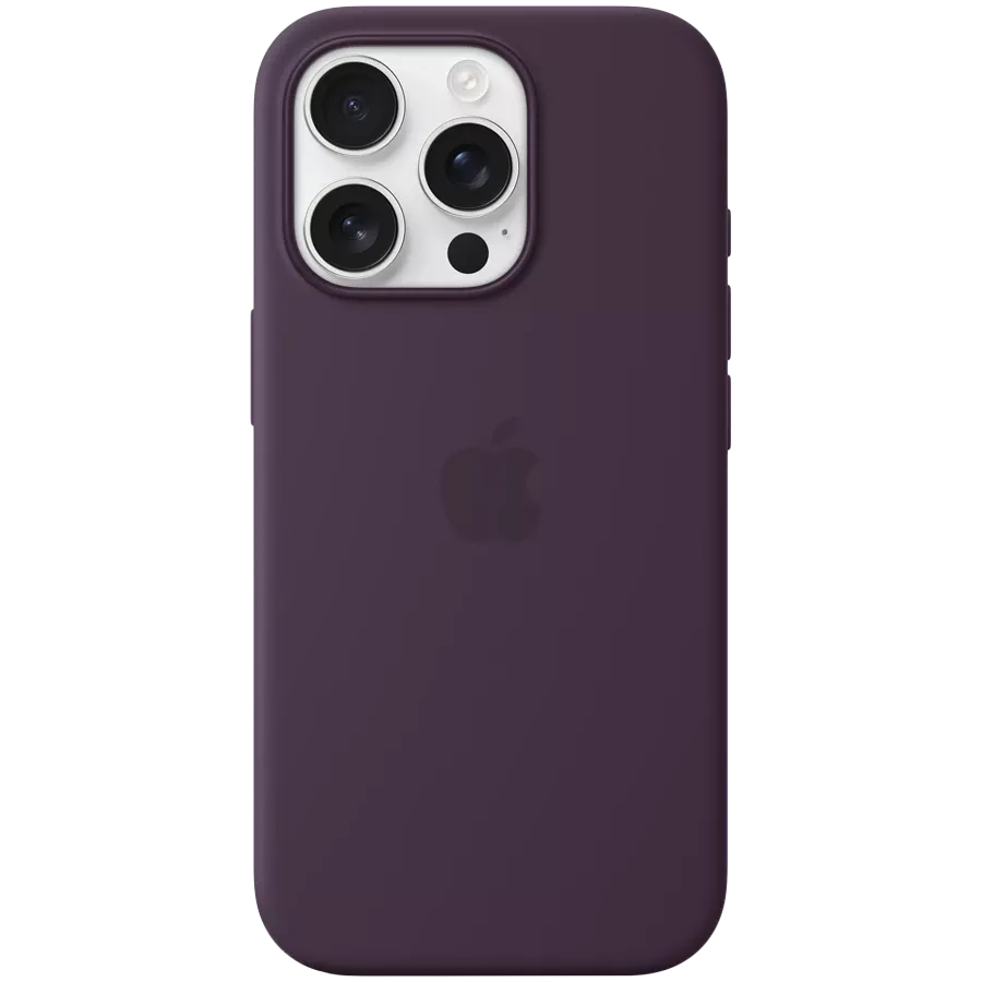 APPLE Case Silicone Case with MagSafe with MagSafe, Plum for iPhone 16 Pro — Image №1