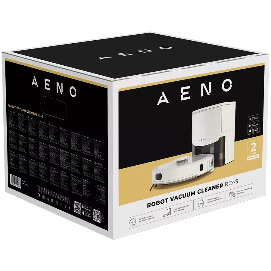 AENO RC4S Robotic Vacuum Cleaner White — Image №17