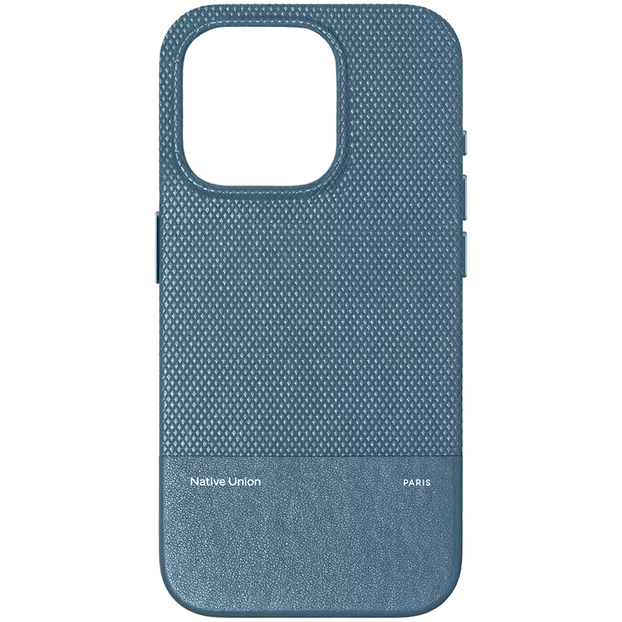 Чехол NATIVE UNION (RE)CLASSIC CASE с MagSafe Тёмно-синий для iPhone 16 Pro Max — Изображение №1