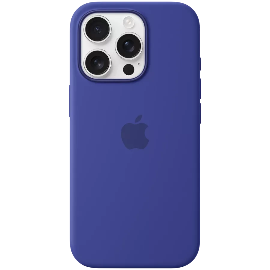 Чехол APPLE силиконовый с MagSafe для iPhone 16 Pro, Ultramarine — image №1