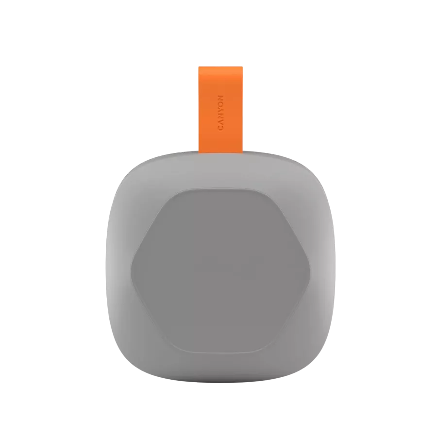CANYON CNE-CBTSP10 Portable Speaker, Gray/Orange — Image №6