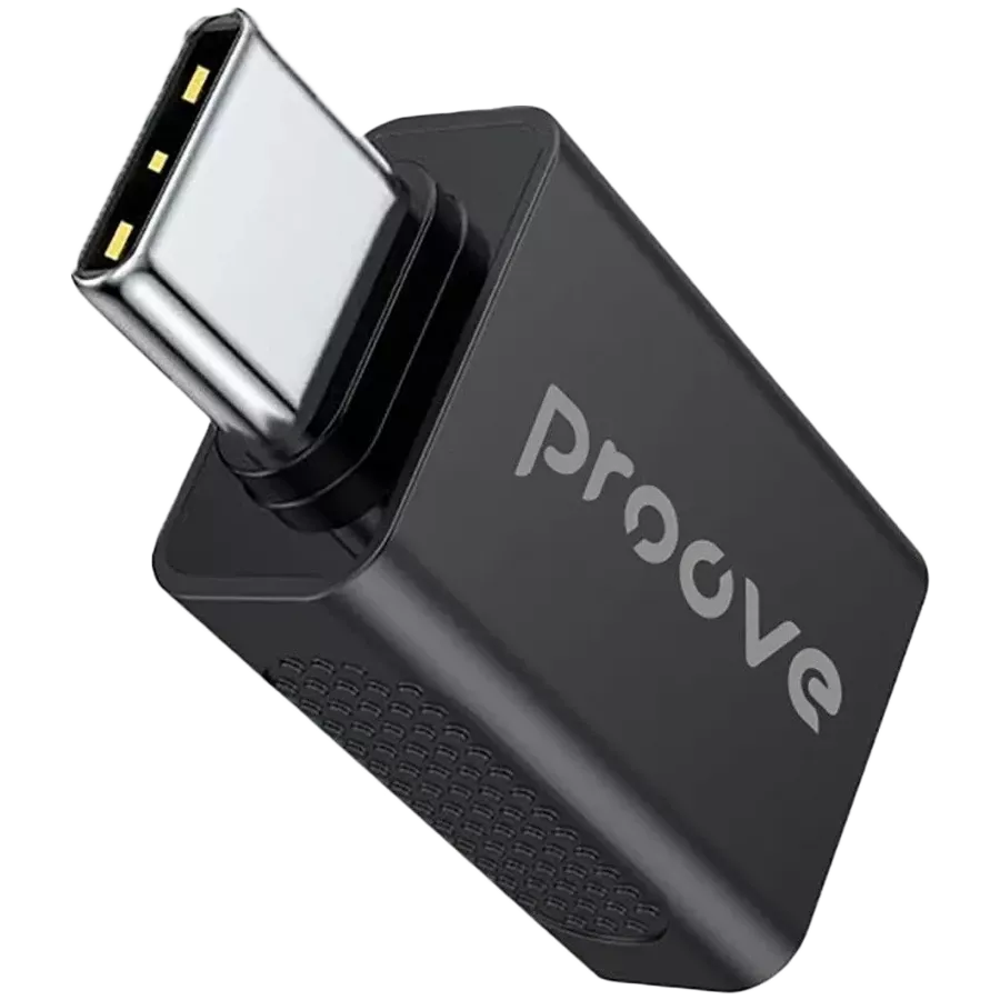Перехідник OTG PROOVE Extension USB to Type-C, Чорний (477960001) — Зображення №1