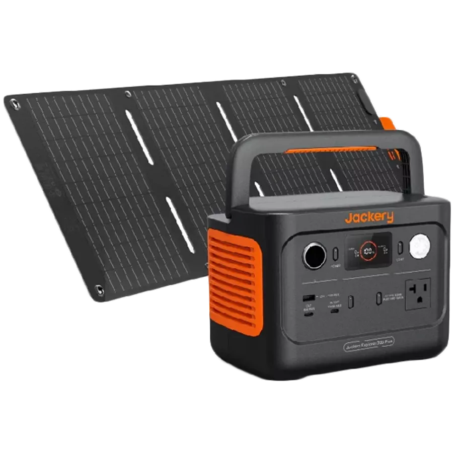 Зарядная станция Jackery Explorer 300 Plus / 300 Вт / 288 Вт⋅ч / LiFePO4 и солнечная панель 40W 300PLS — Изображение №1