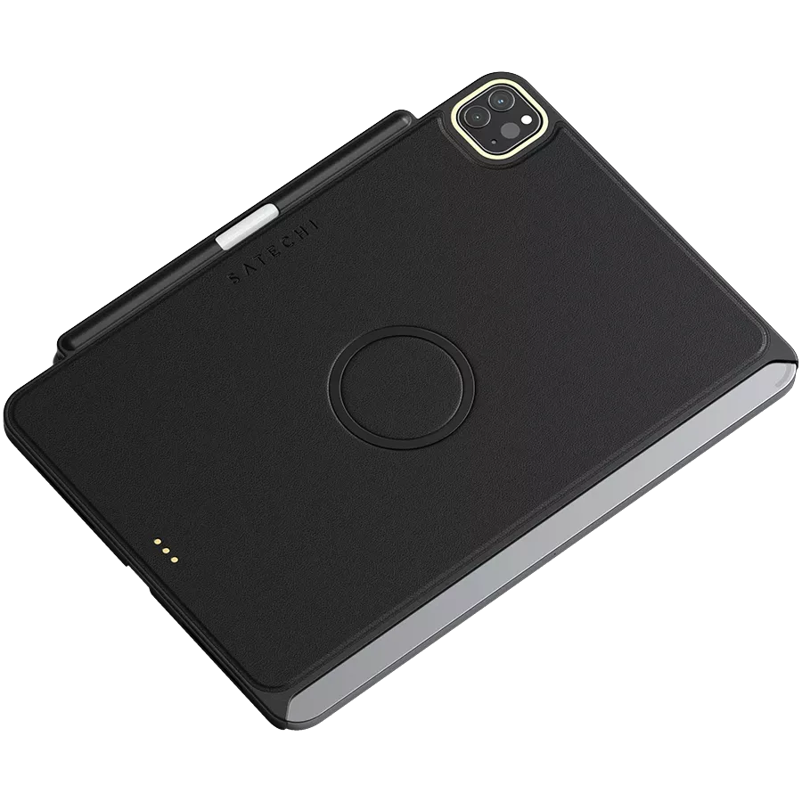 SATECHI Case Vegan-Leather Magnetic Case , Black for iPad Pro 11-inch (4th generation)/(1st generation)/(2nd generation)/(3rd generation) — Image №1
