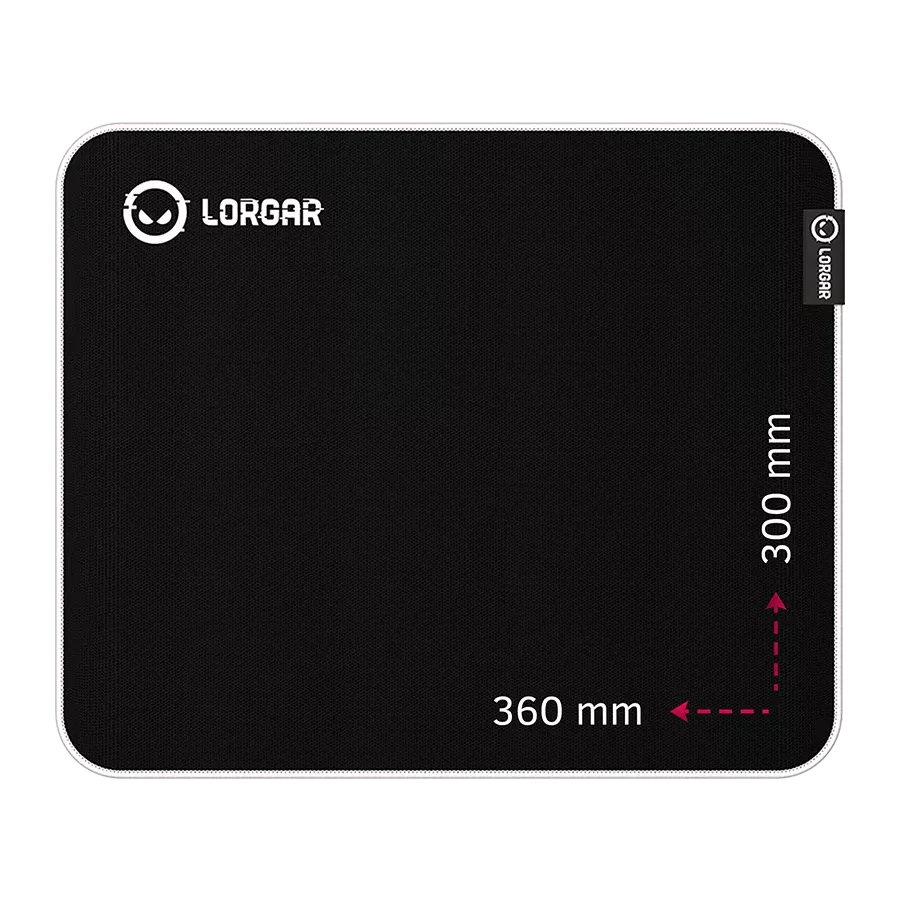 LORGAR , Black/PurpleGaming mouse pad — Εικών №1