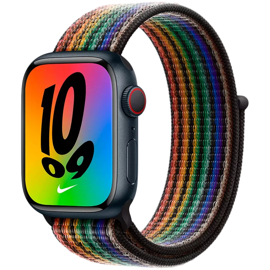 Band APPLE 41mm Pride Edition Nike Sport Loop Nike Sport Loop Pride Edition for Apple Watch 38 40 41 mm purchase price MN6M3ZM A installments iSpace