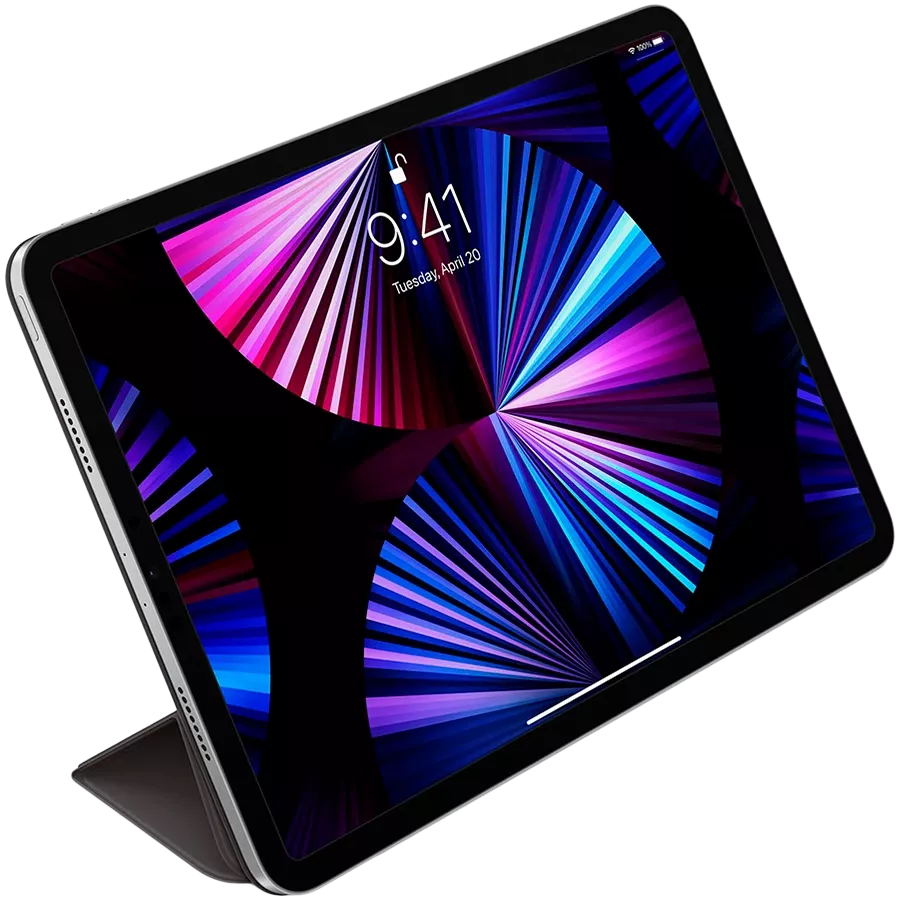 Обложка APPLE Smart Folio  Чёрная для iPad Pro 11 дюймов (1-го, 2-го и 3-го поколения) — Изображение №2