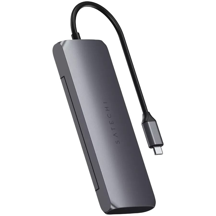 Адаптер SATECHI Aluminum Type-C Hybrid Multiport Adapter — Изображение №1