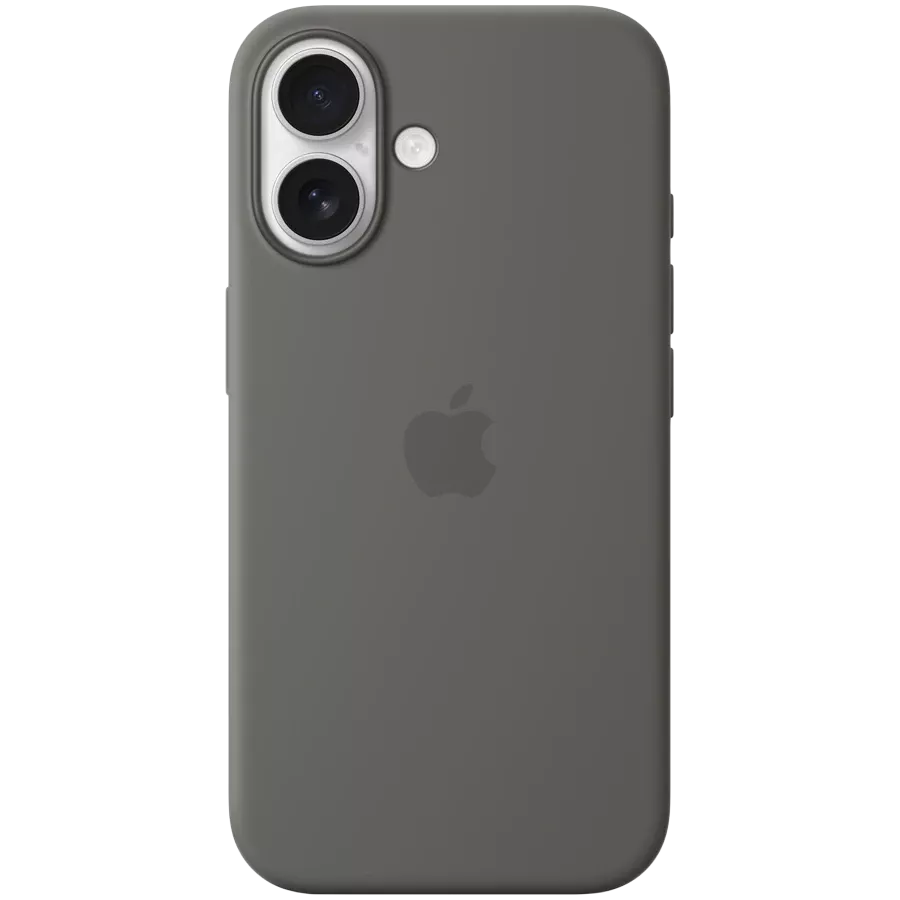 APPLE Θήκη Silicone Case with MagSafe με MagSafe, Stone Grey for iPhone 16 — Εικών №1