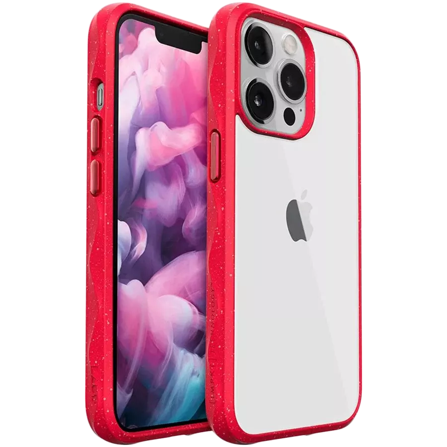 LAUT Protective Case CRYSTAL MATTER (IMPKT) , Crimson for iPhone 13 Pro — Image №1