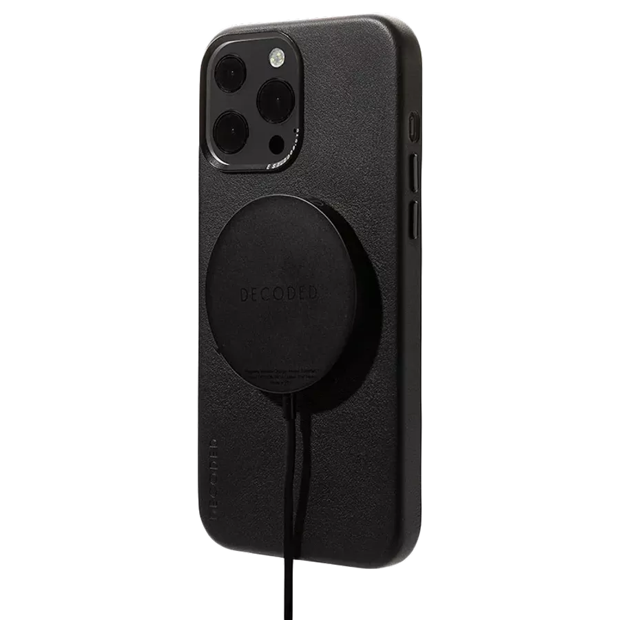 DECODED Θήκη Leather Case με MagSafe, Μαύρος for iPhone 13 Pro Max — Εικών №3