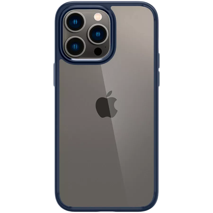 Чохол SPIGEN SGP Ultra Hybrid  Темно-синій для iPhone 14 Pro — Зображення №1
