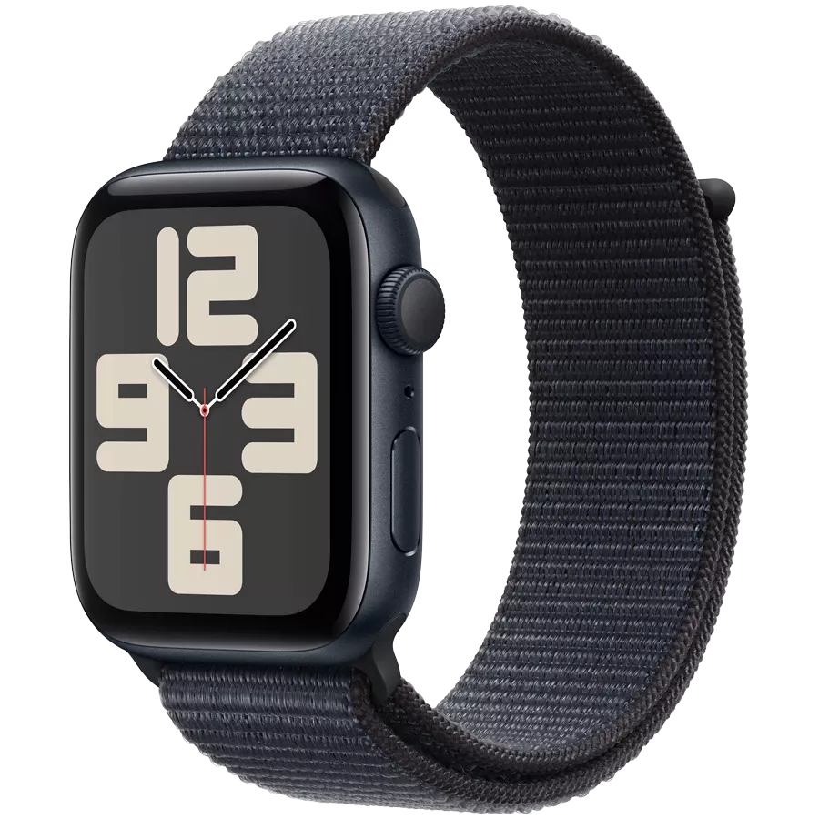 Apple Watch SE GPS Gen.2 (2024), 44мм, Тёмная ночь, Ink Sport Loop — Изображение №1