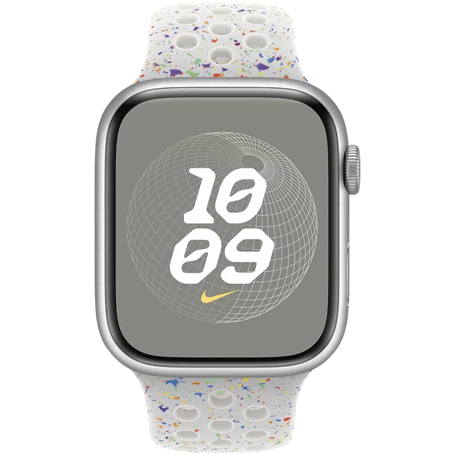 Ремінець APPLE 45mm Nike Sport Band Pure Platinum — Зображення №3