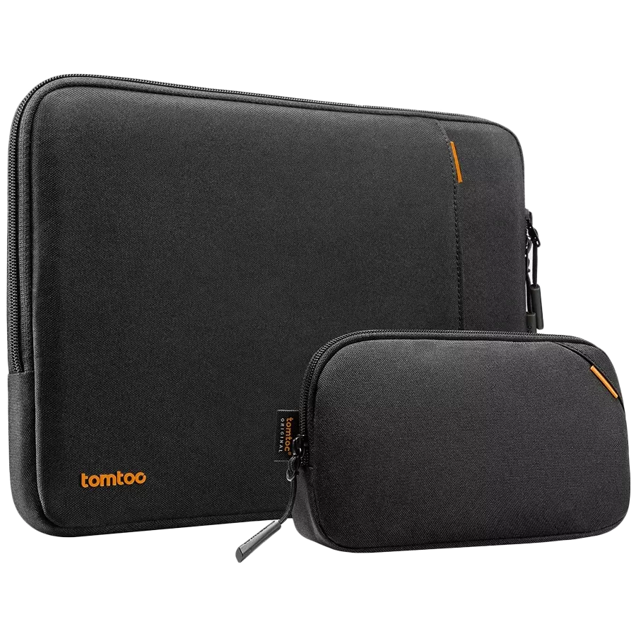 TOMTOC Сумка Defender-A13 ноутбуков Sleeve Kit  Чёрная для ноутбуков до 15"/MacBook Pro 14/MacBook Air 15.3 — Изображение №2