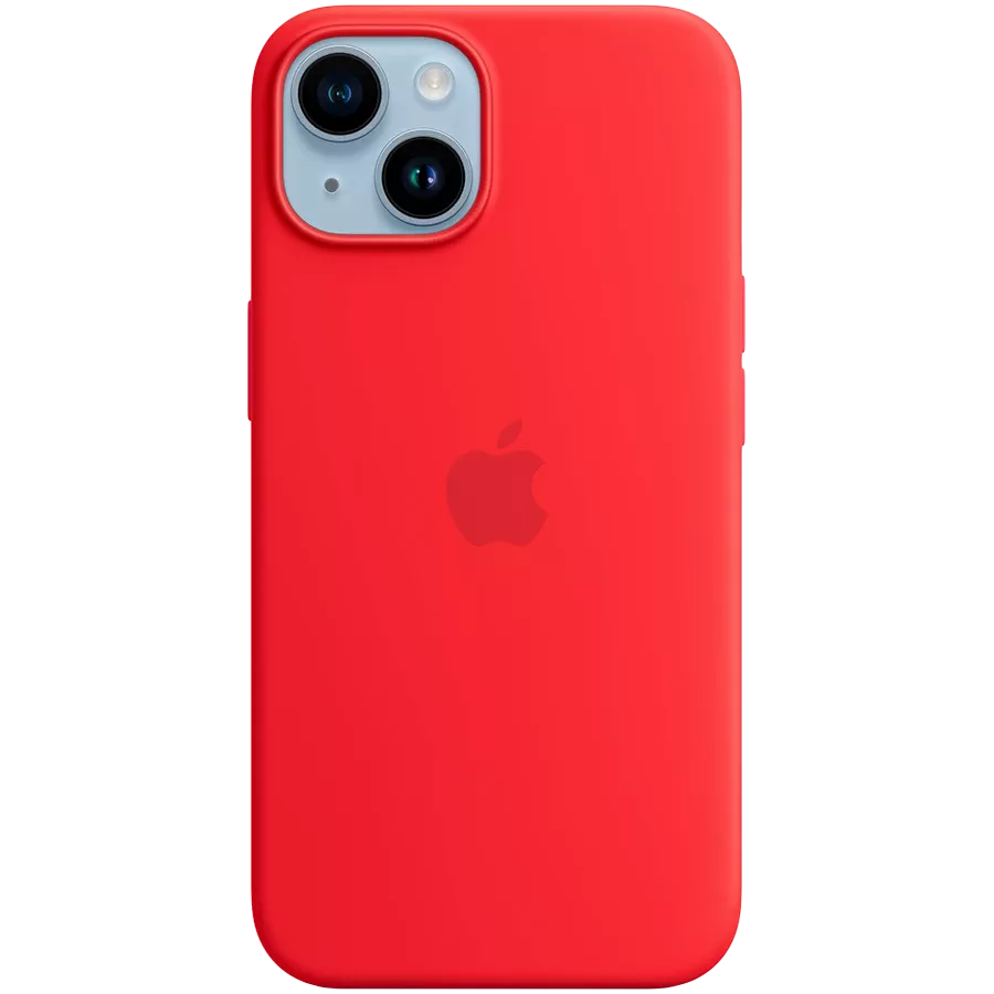 Чехол APPLE силиконовый с MagSafe для iPhone 14, (PRODUCT)RED — image №1