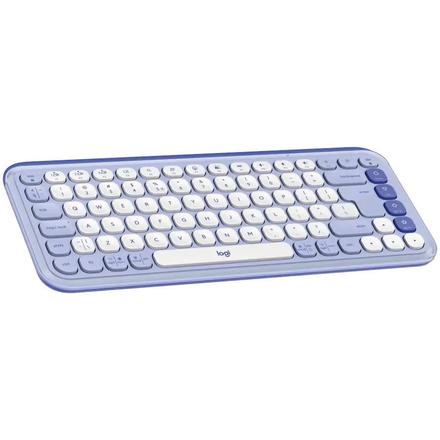 LOGITECH POP ICON KEYS Keyboard, Wireless, Lilac, US EN — Image №3