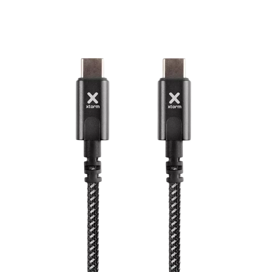 XTORM Καλώδιο USB-C, 2 μετρητής, Μαύρος — Εικών №1