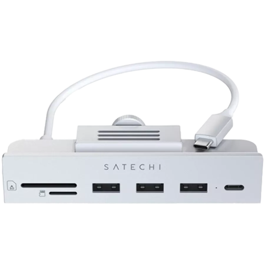 Dock Station SATECHI USB Type C, Silver — Image №1