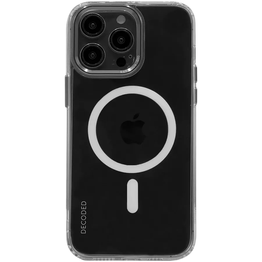 DECODED Case Recycled Plastic Clear with MagSafe, Clear for iPhone 14 Pro Max — Image №2