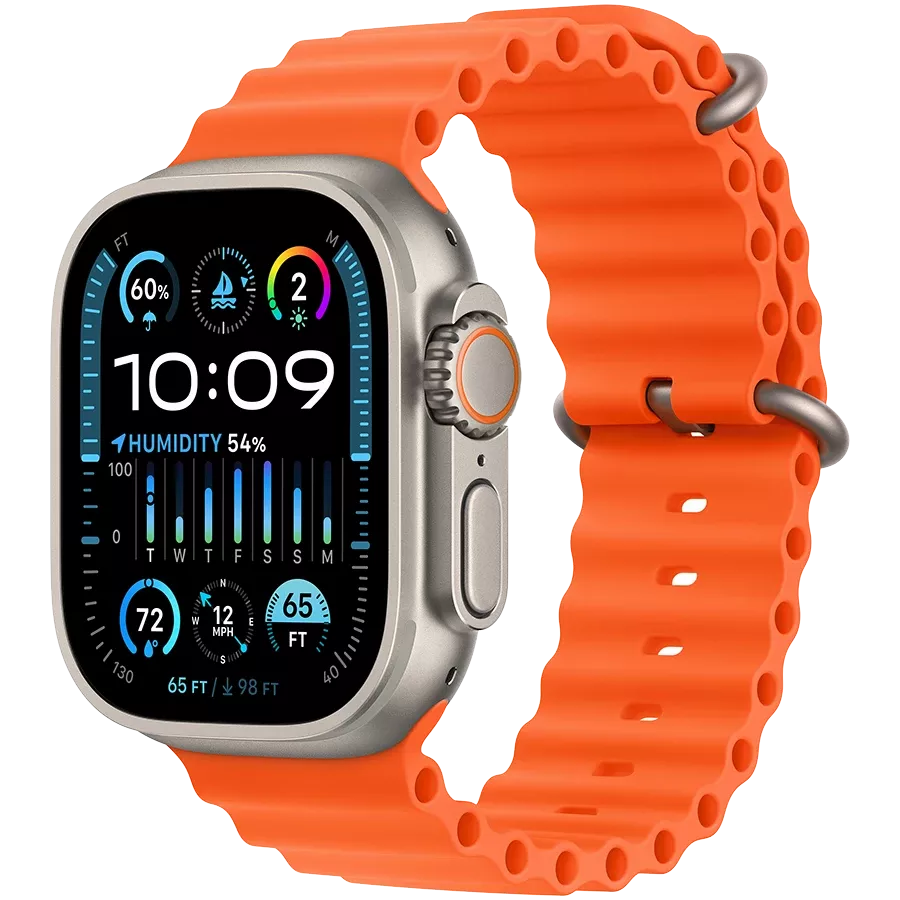 Apple Watch Ultra Series 2 GPS Cellular 49 Orange Ocean Band MREH3GK A iSpace